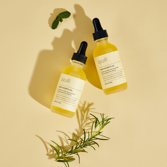 निजी लेबल 100% प्राकृतिक रोज़मेरी अरंडी का तेल पौष्टिक स्कैल्प अमृत बालों की देखभाल के नुकसान का उपचार बाल विकास सीरम