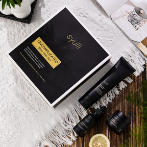 निजी लेबल प्राकृतिक कार्बनिक एंटी एजिंग उत्पाद वीसी फेशियल स्किनकेयर क्रीम सीरम क्लींजर 3 पीस पुरुषों की त्वचा देखभाल सेट